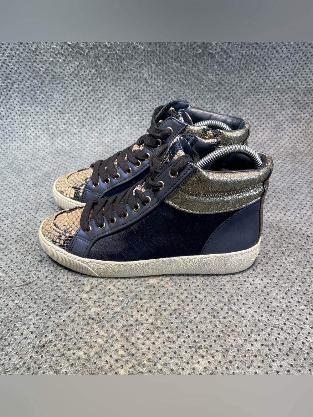Sam Edelman Navy High Top Sneakers Size 6 Women’s